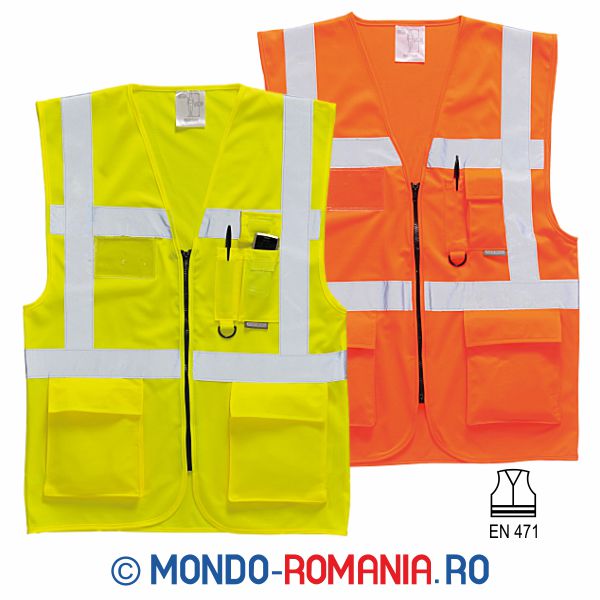 Echipament protectie - Vesta reflectorizanta EXECUTIVE